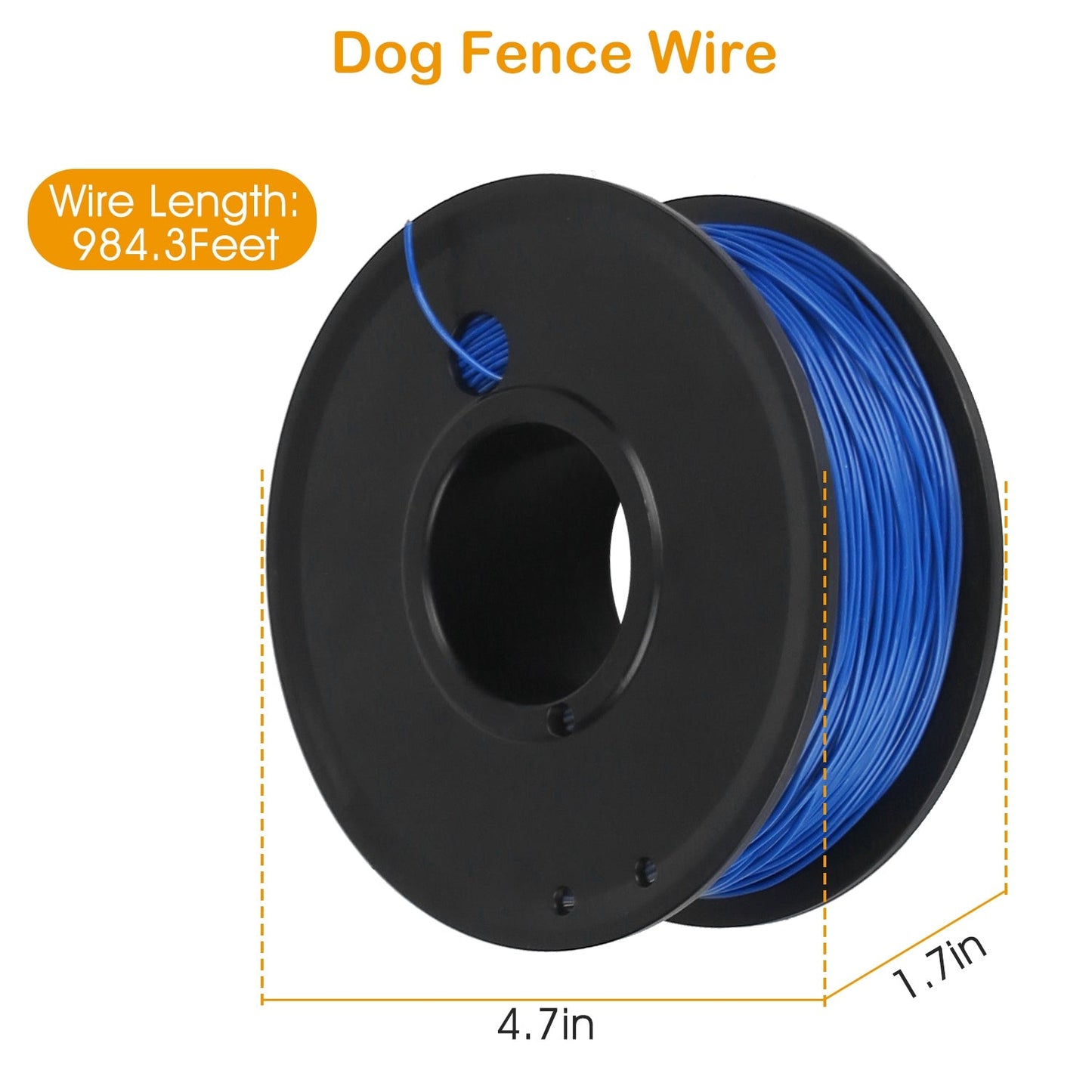 656 Feet 0.43in Dog Fence Wire Copper Boundary Wire for GPCT2529 Dog Fence System