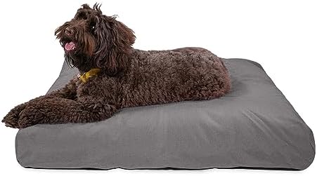 K9 Ballistics Tough Rectangle Pillow Dog Bed - Removable Cover, Washable, Durable & Water Resistant Dog Bed - Small, Sage Green