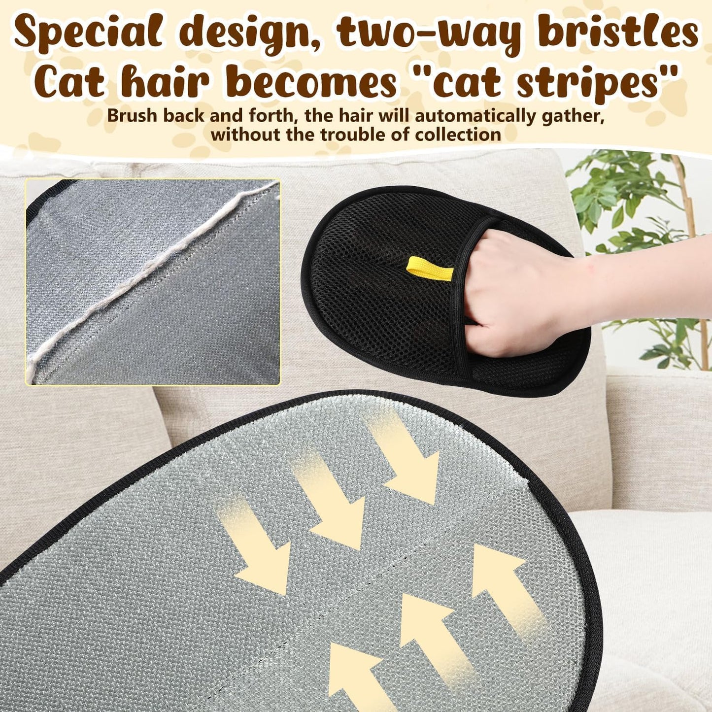 FurCatch™ - Static Grooming Gloves