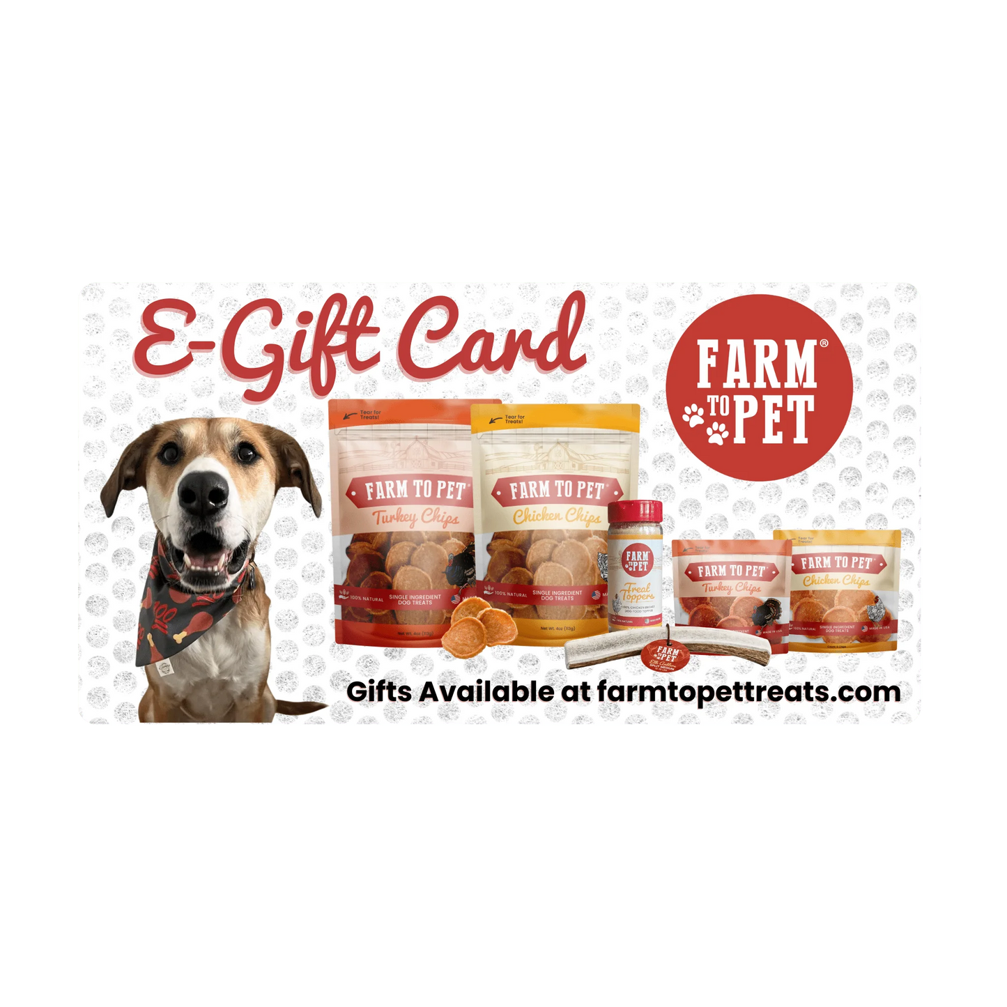 Farm to Pet E-Gift Card