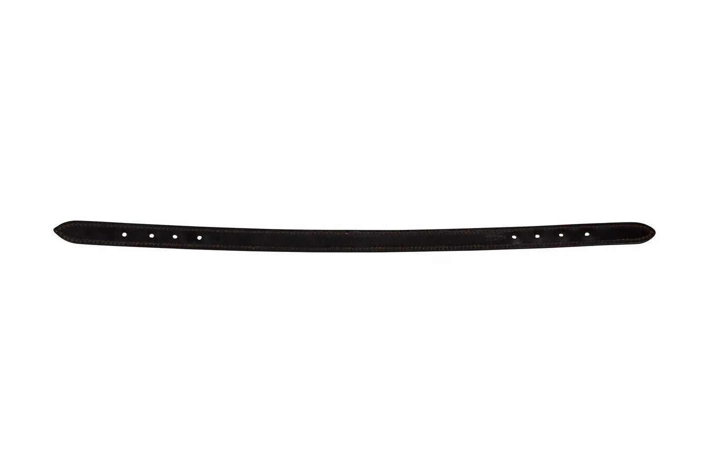 Metal door handle on a white background