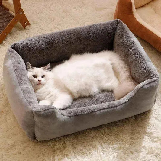 Ultra-Calming Soft Plush Pet Bed