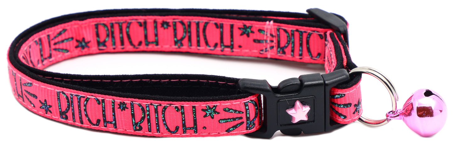 Bitch 2 Breakaway Cat CollarBitch 2 Breakaway Cat Collar