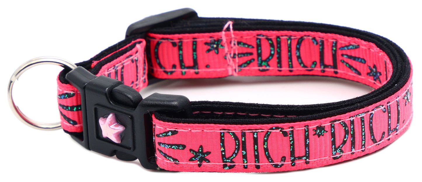 Bitch 2 Breakaway Cat CollarBitch 2 Breakaway Cat Collar