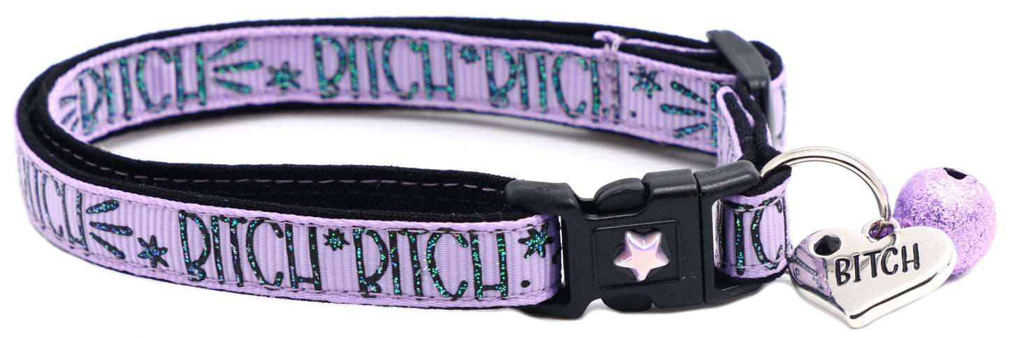 Bitch 2 Breakaway Cat CollarBitch 2 Breakaway Cat Collar