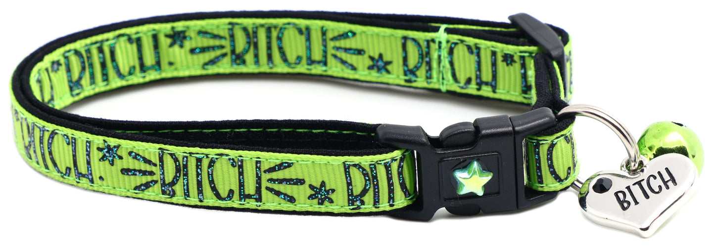 Bitch 2 Breakaway Cat CollarBitch 2 Breakaway Cat Collar