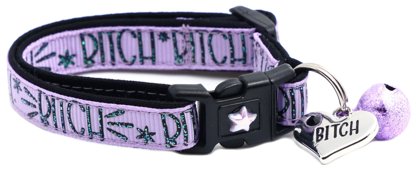 Bitch 2 Breakaway Cat CollarBitch 2 Breakaway Cat Collar