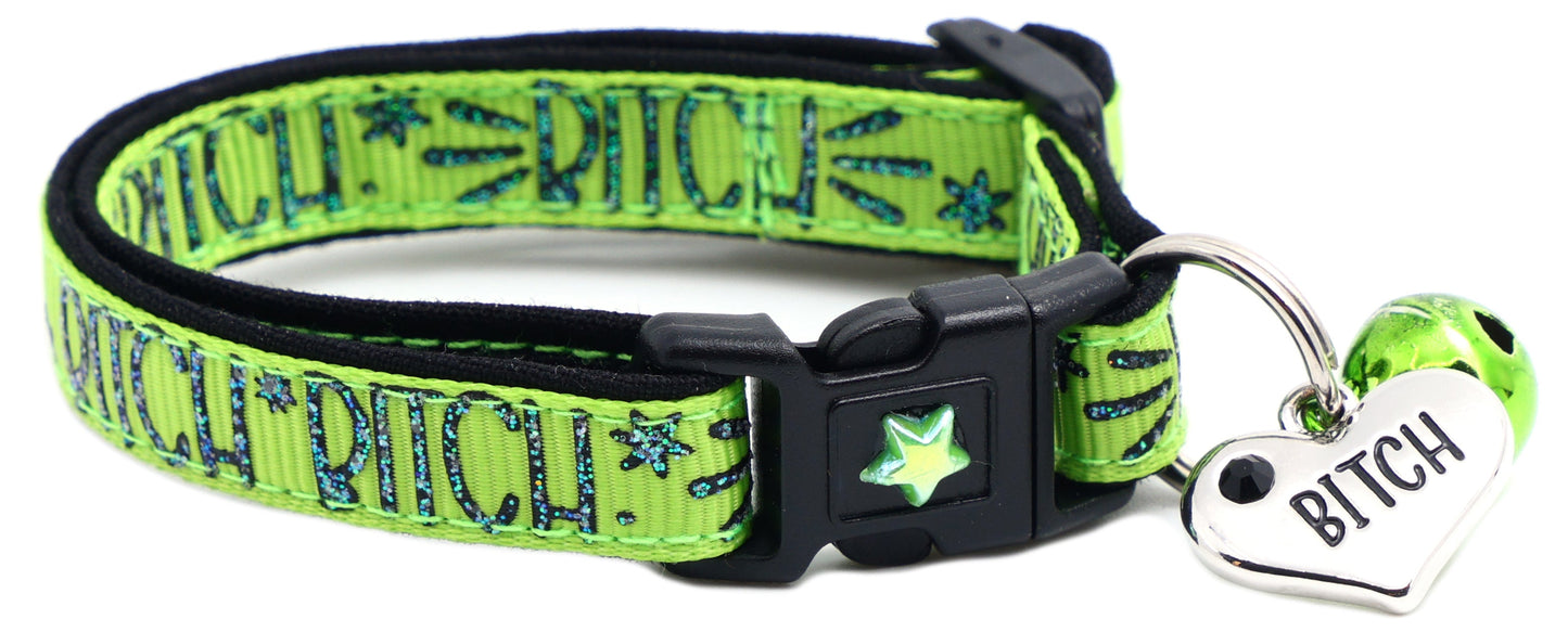 Bitch 2 Breakaway Cat CollarBitch 2 Breakaway Cat Collar