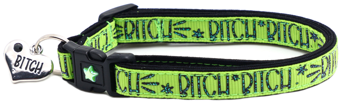 Bitch 2 Breakaway Cat CollarBitch 2 Breakaway Cat Collar