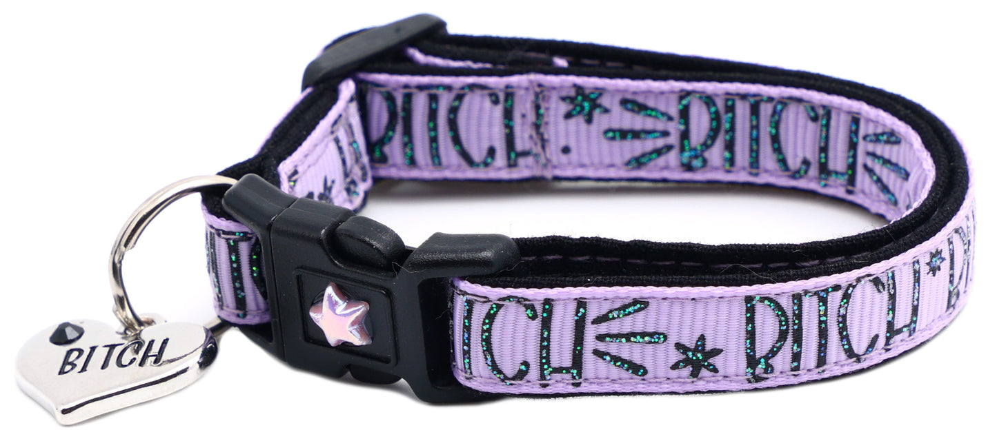 Bitch 2 Breakaway Cat CollarBitch 2 Breakaway Cat Collar