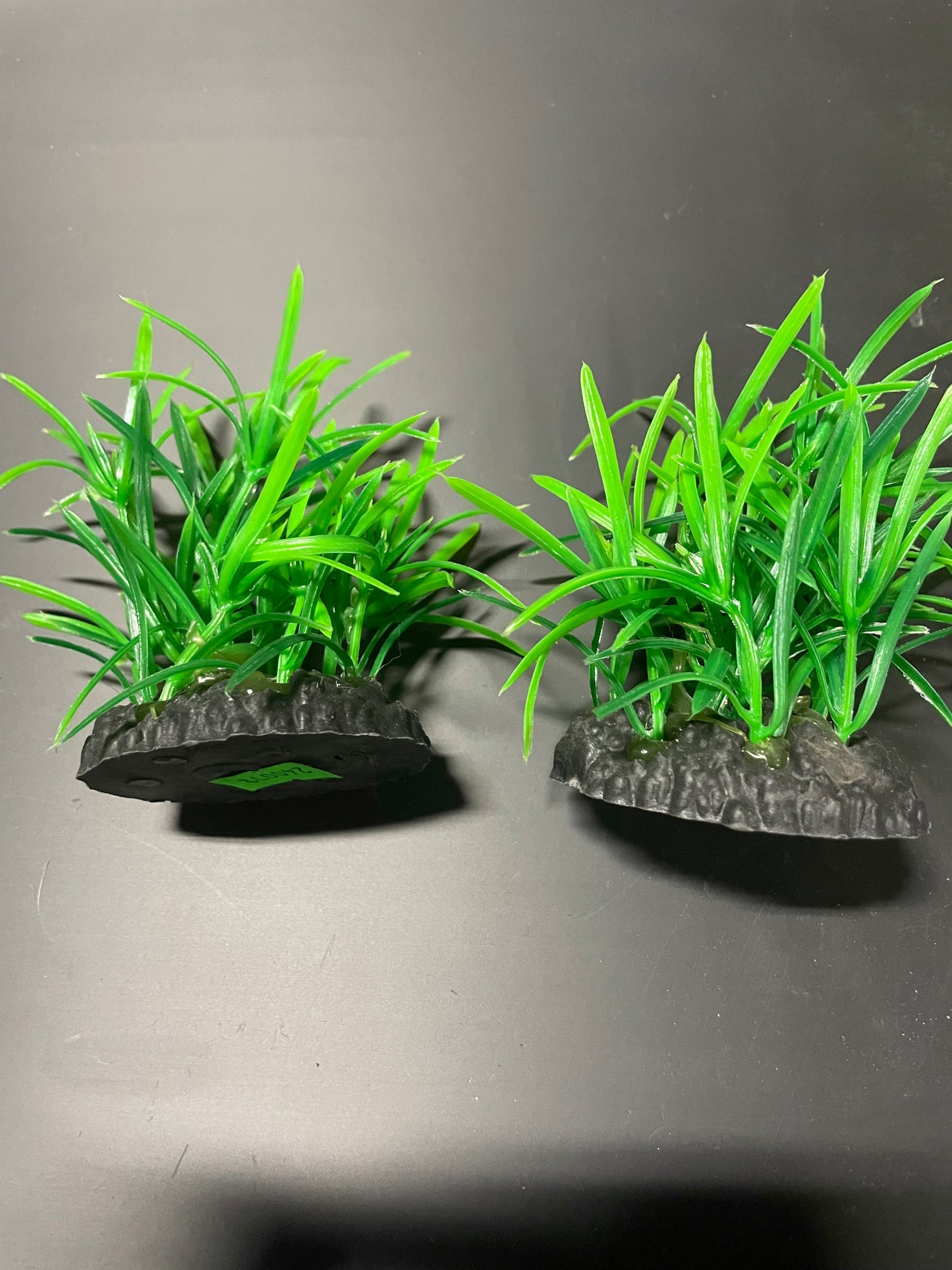 PREMIUM Small Artificial Aquarium Plants - Set of 2 - Aquatics Safe