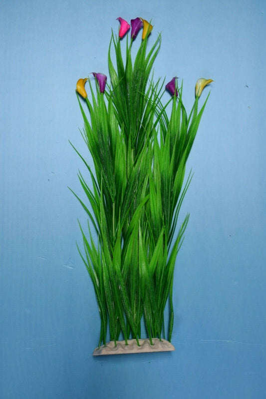 Artificial Aquarium Plant for Fish Tanks, LARGE DECOR 23" aquarium plastic plant