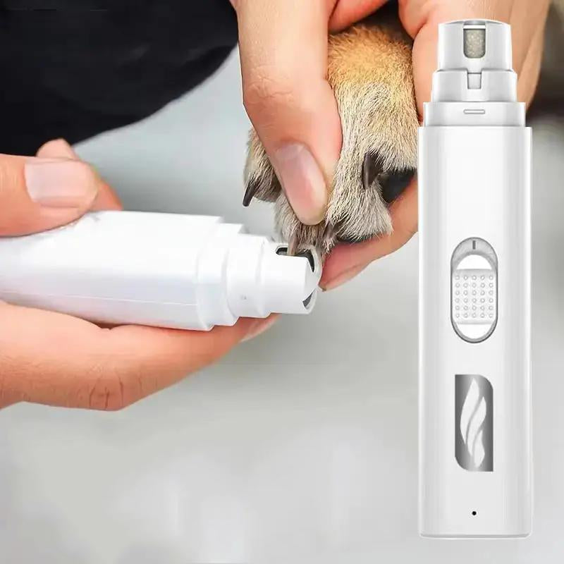 Comfort Cordless Dog Nail Clipper, Keep your pet's nails perfectly trimmed with this rechargeable cordless nail clipper. Safe, quiet, and easy to use!
