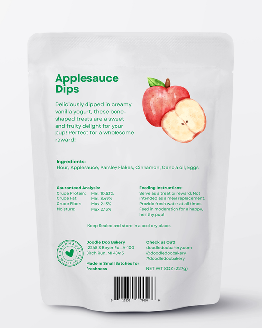 Homemade Dog Treats - 🍏 Applesauce Dips