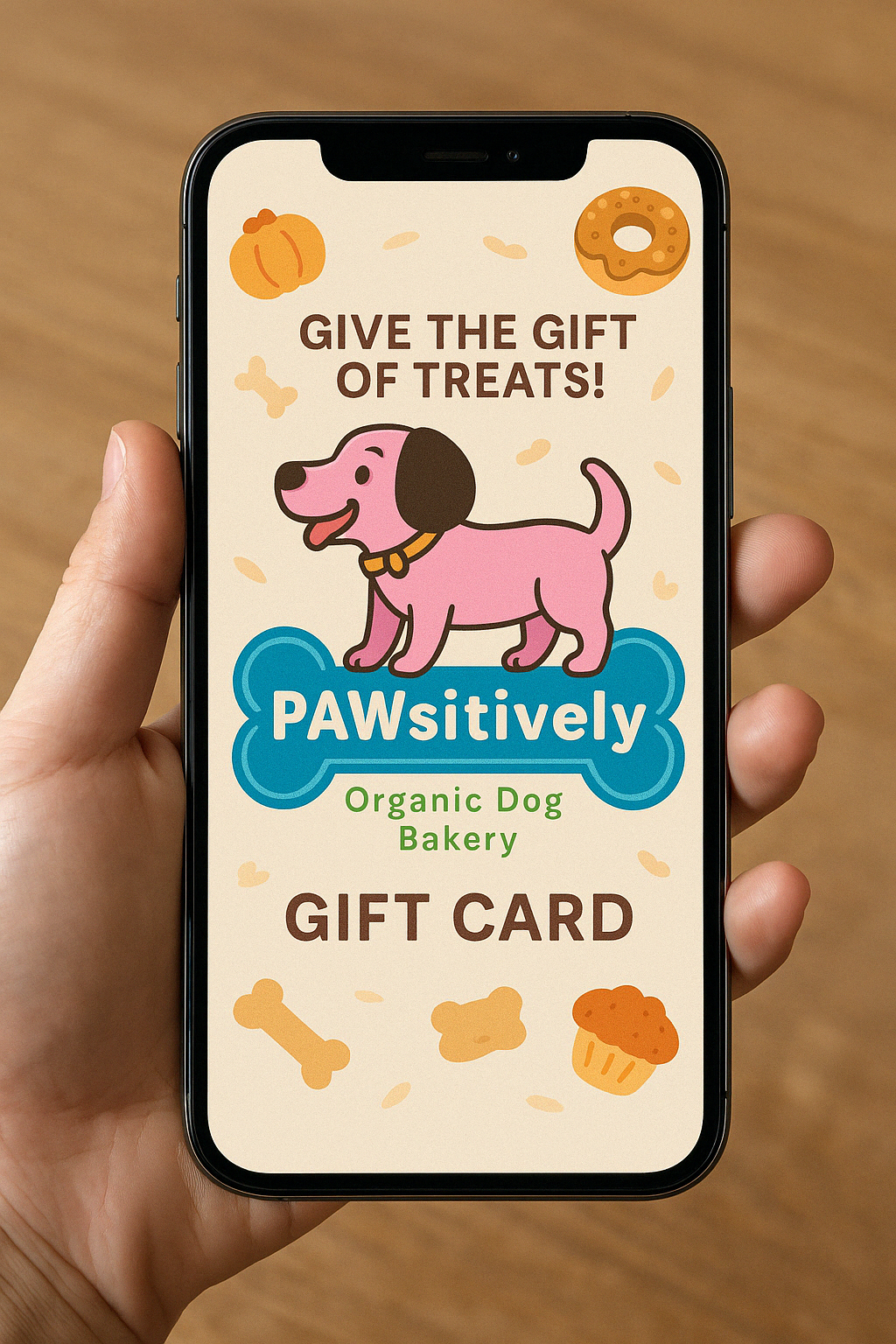 Give the Gift of Treats! - đž PAWsitively Organic Dog Bakery Gift Cards
