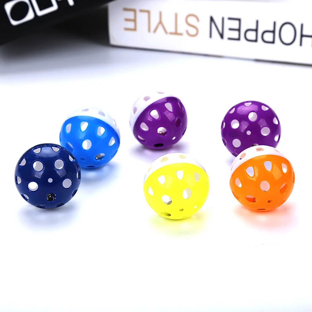 6 Colorful Polka Dot Balls on a white background with 'HOPPEN STYLE' text.