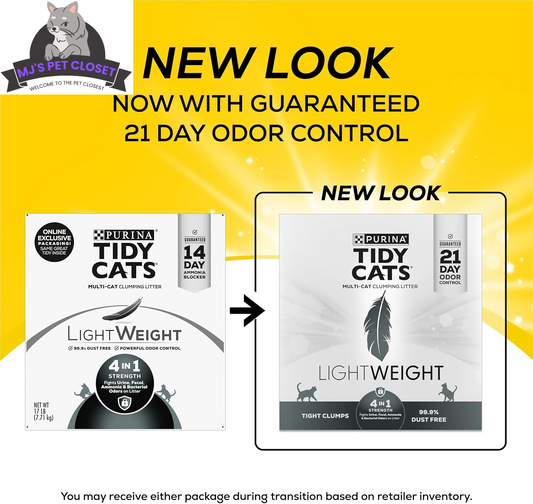 Purina Tidy Cats 4-in-1 Strength clumping cat litter