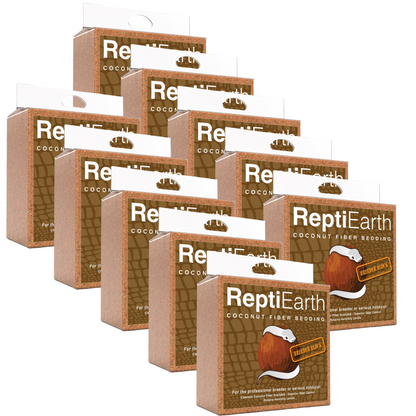 ReptiEarth Coconut Fiber Bedding Breeder Block - 10 pack