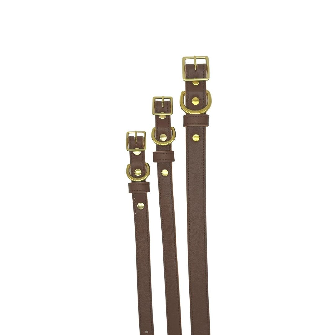 Plain Leather Dog Collar - Image 17