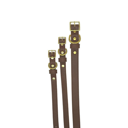 Plain Leather Dog Collar - Image 17