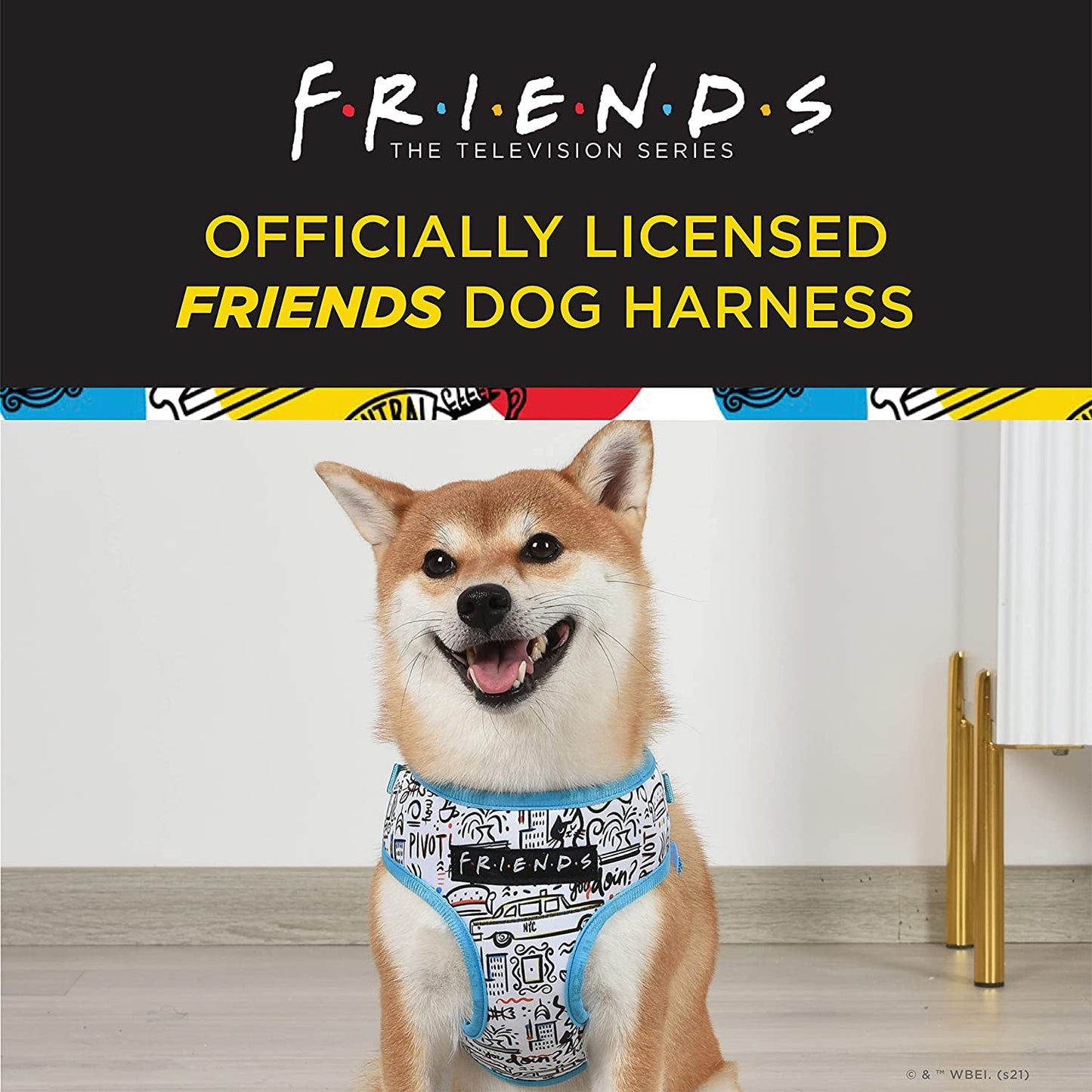 Friends TV Show City Doodle Dog Harness – Small (S)