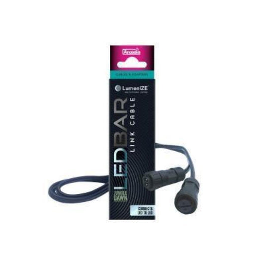 Lumenize LED Bar link cable packaging on a white background