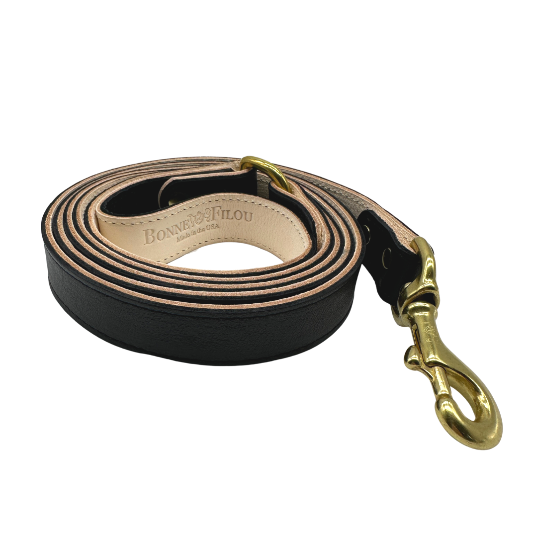 Plain Leather Dog Leashes - Image 3