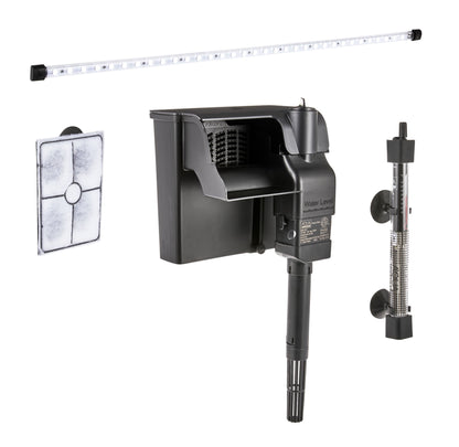 Mechanical device with various components on a white background