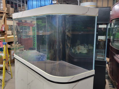 Reef Ready 170g Glass Bayview Flat Panoramic Aquarium Fish Tank Set