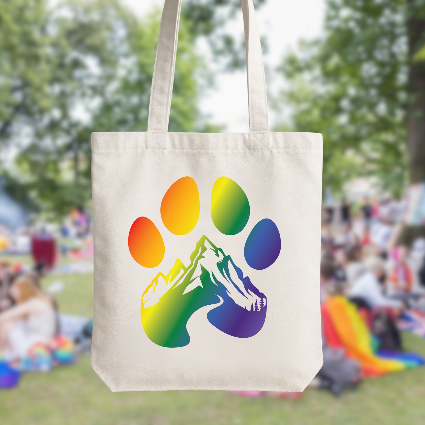 Wasatch Pup Canvas Tote Bag