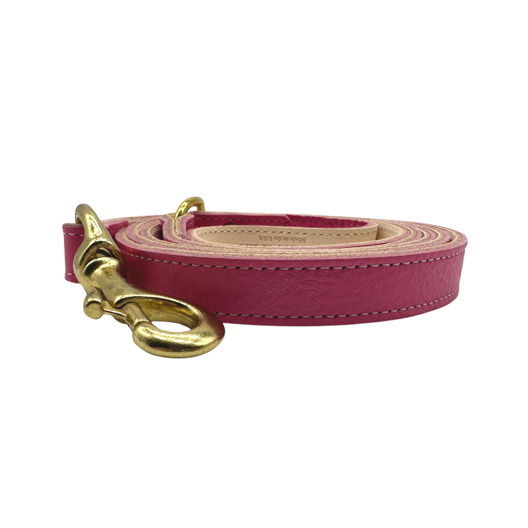 Plain Leather Dog Leashes - Image 5