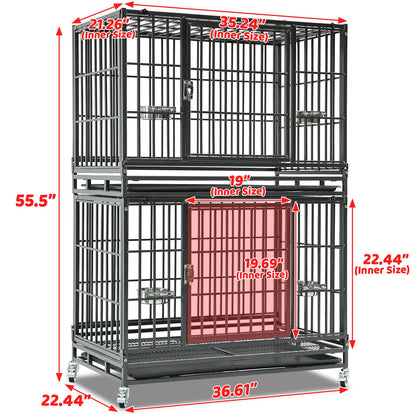  Stackable Heavy Duty Dog Crate