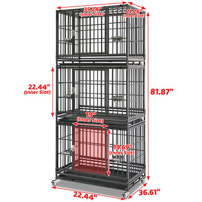  Stackable Heavy Duty Dog Crate