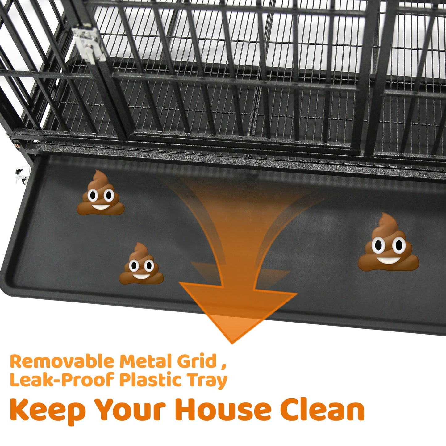  Stackable Heavy Duty Dog Crate