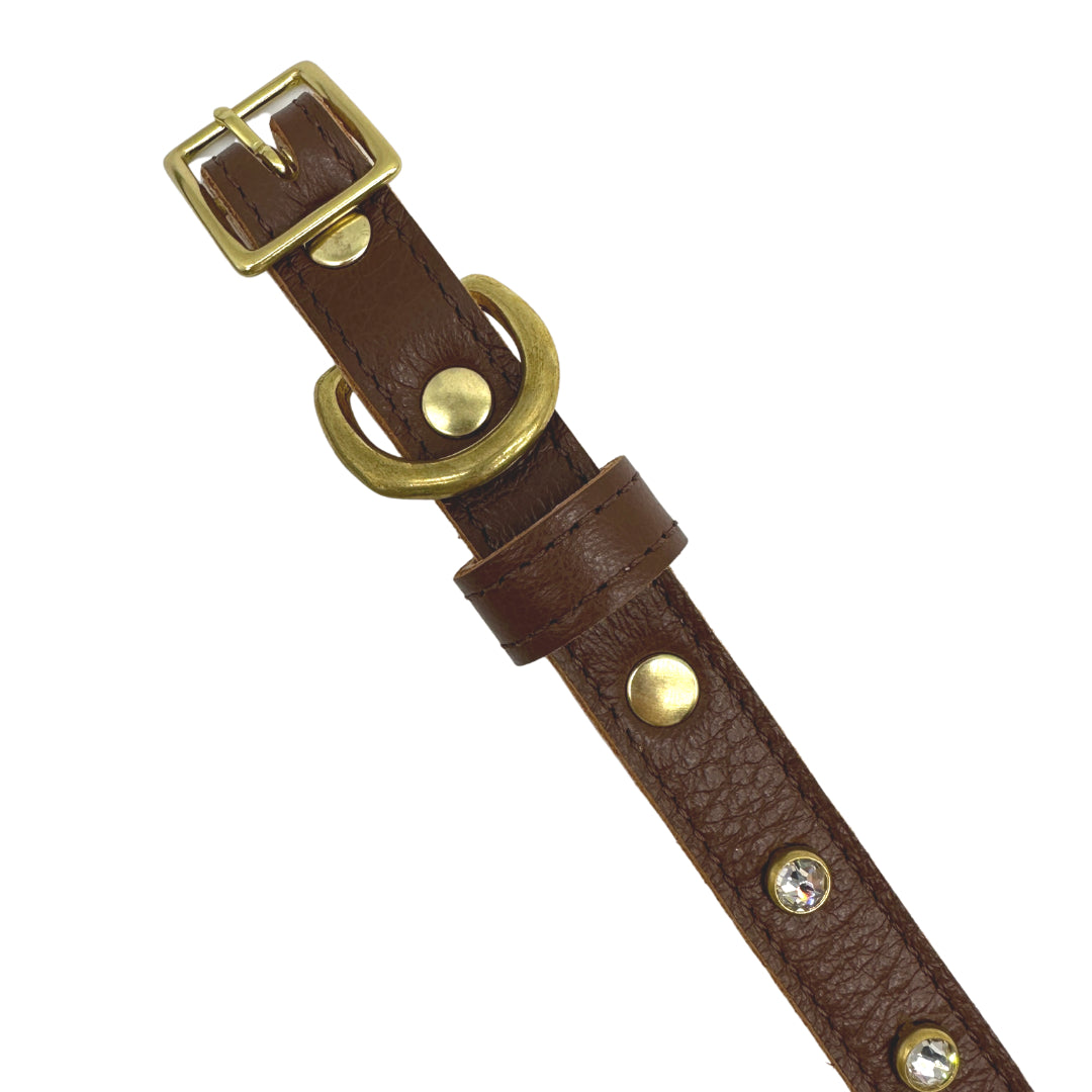 Plain Leather Dog Collar - Image 36