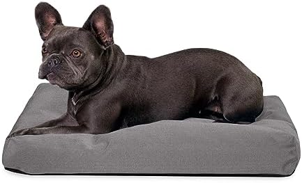 K9 Ballistics Tough Rectangle Pillow Dog Bed - Removable Cover, Washable, Durable &amp; Water Resistant Dog Bed - Small, Sage Green