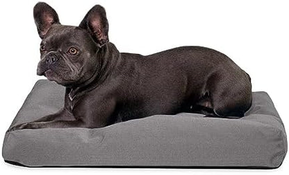 K9 Ballistics Tough Rectangle Pillow Dog Bed - Removable Cover, Washable, Durable &amp; Water Resistant Dog Bed - Small, Sage Green