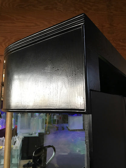 WARRANTY INCLUDED! 215 gallon GLASS bow front aquarium fish tank