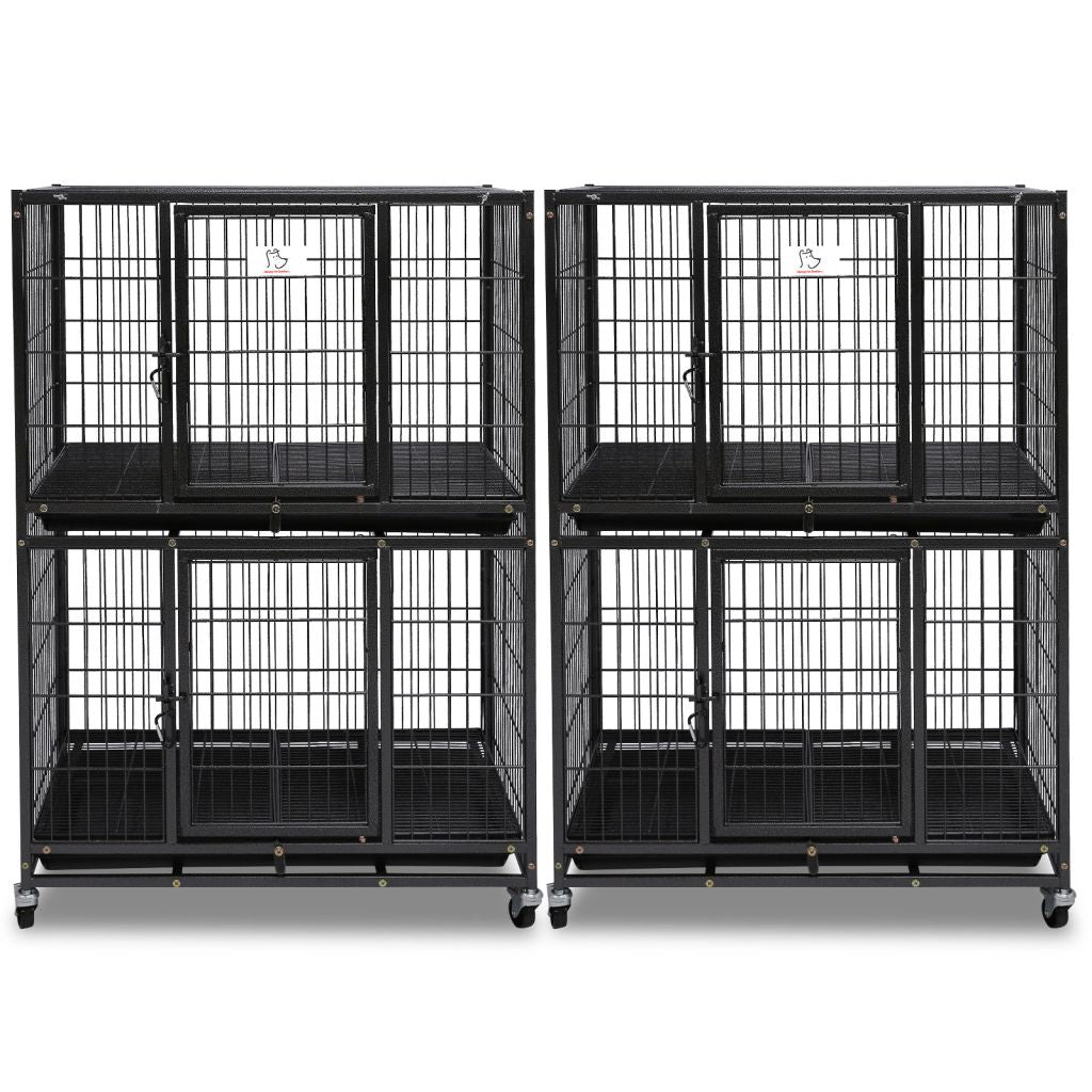 31" Two-Tier Dog Crate