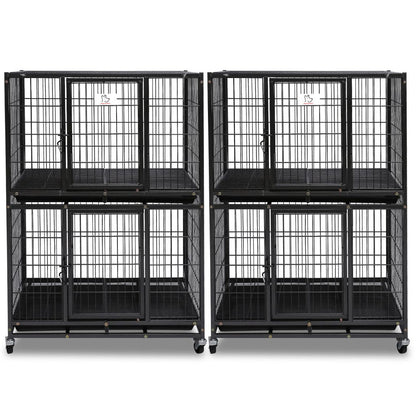 31" Two-Tier Dog Crate