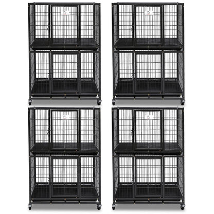 31" Two-Tier Dog Crate