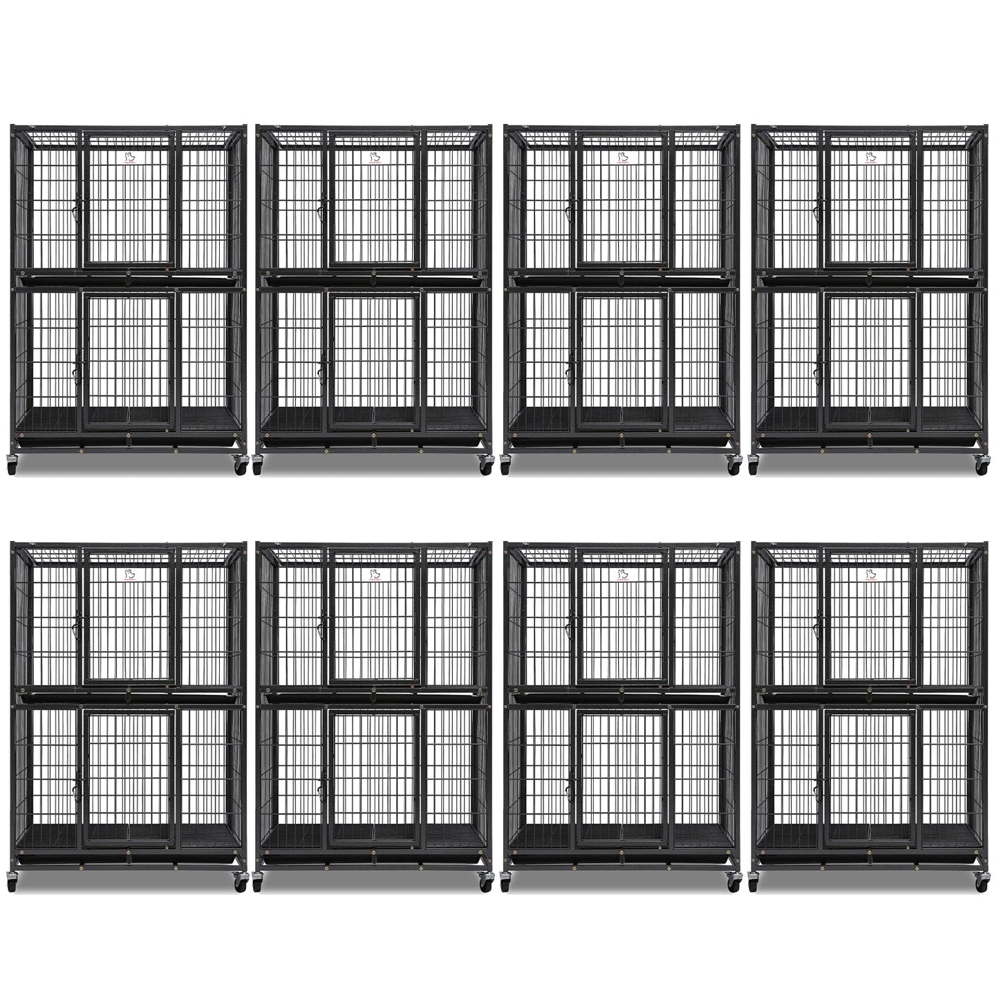 31" Two-Tier Dog Crate
