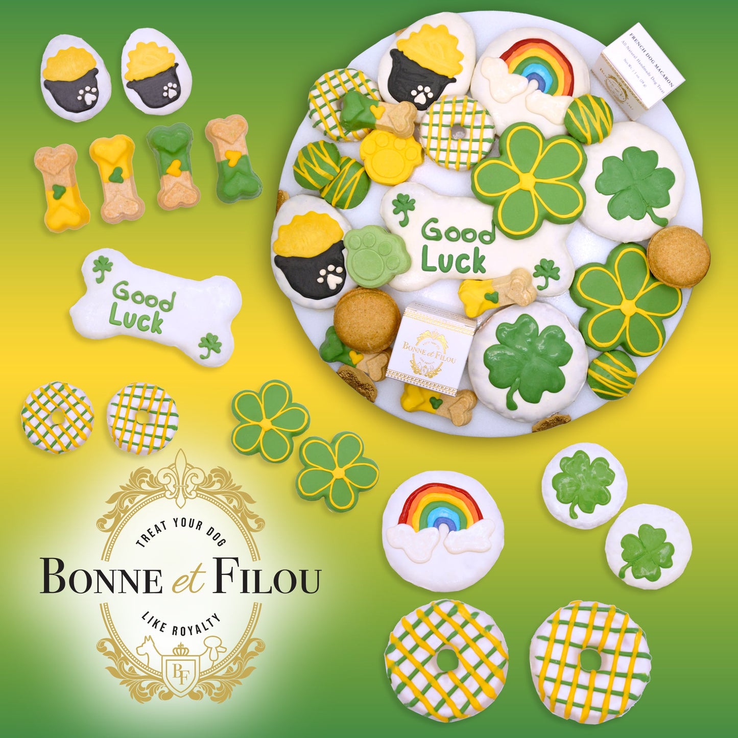 Good Luck Themed Dog Treats Gift Box - Image 5