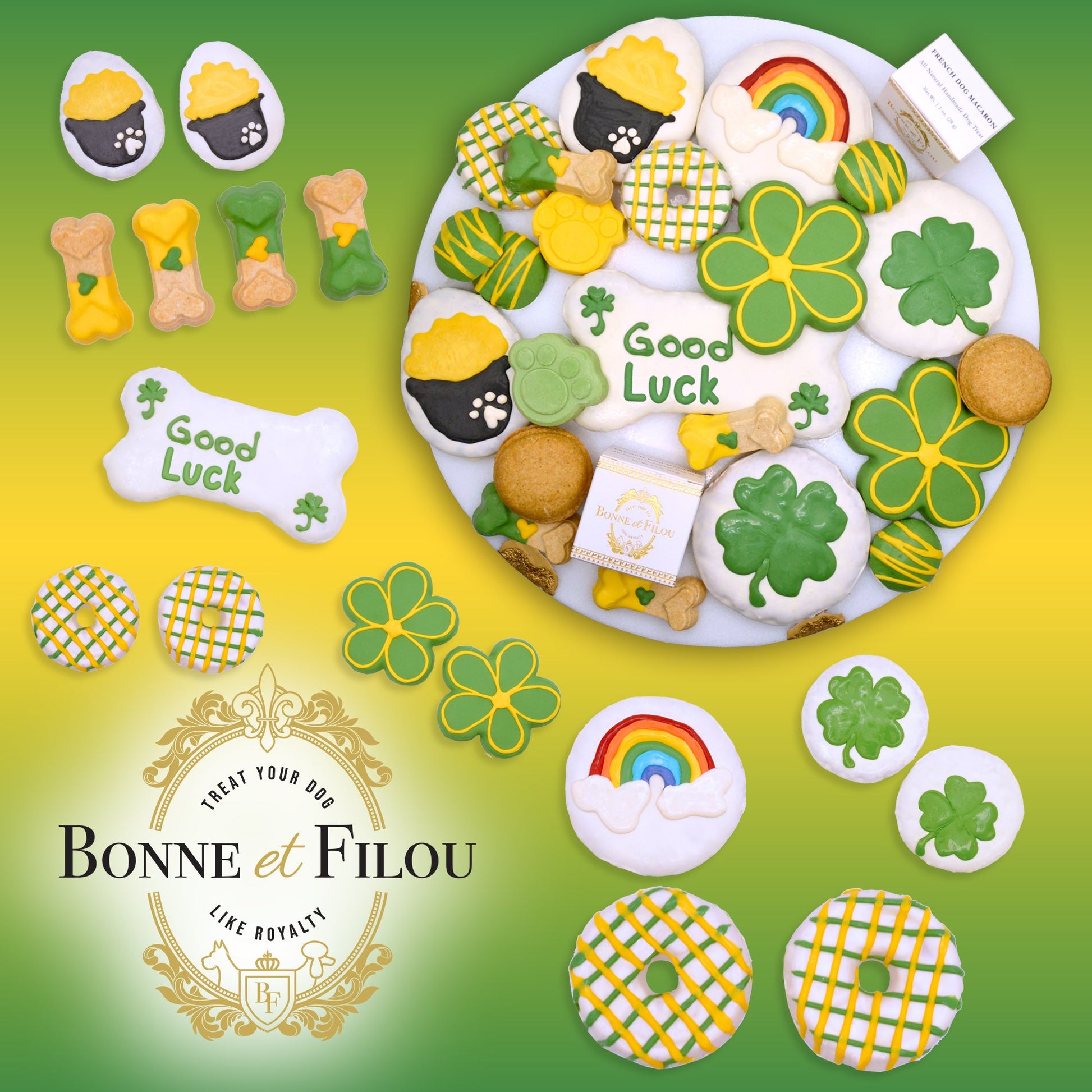 Good Luck Themed Dog Treats Gift Box - Image 5
