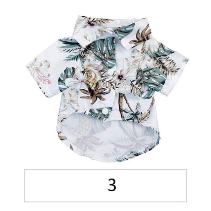 Floral patterned romper on a white background