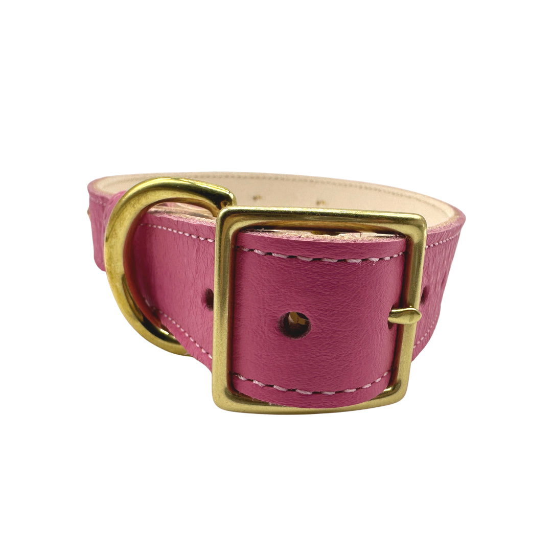 Plain Leather Dog Collar - Image 46