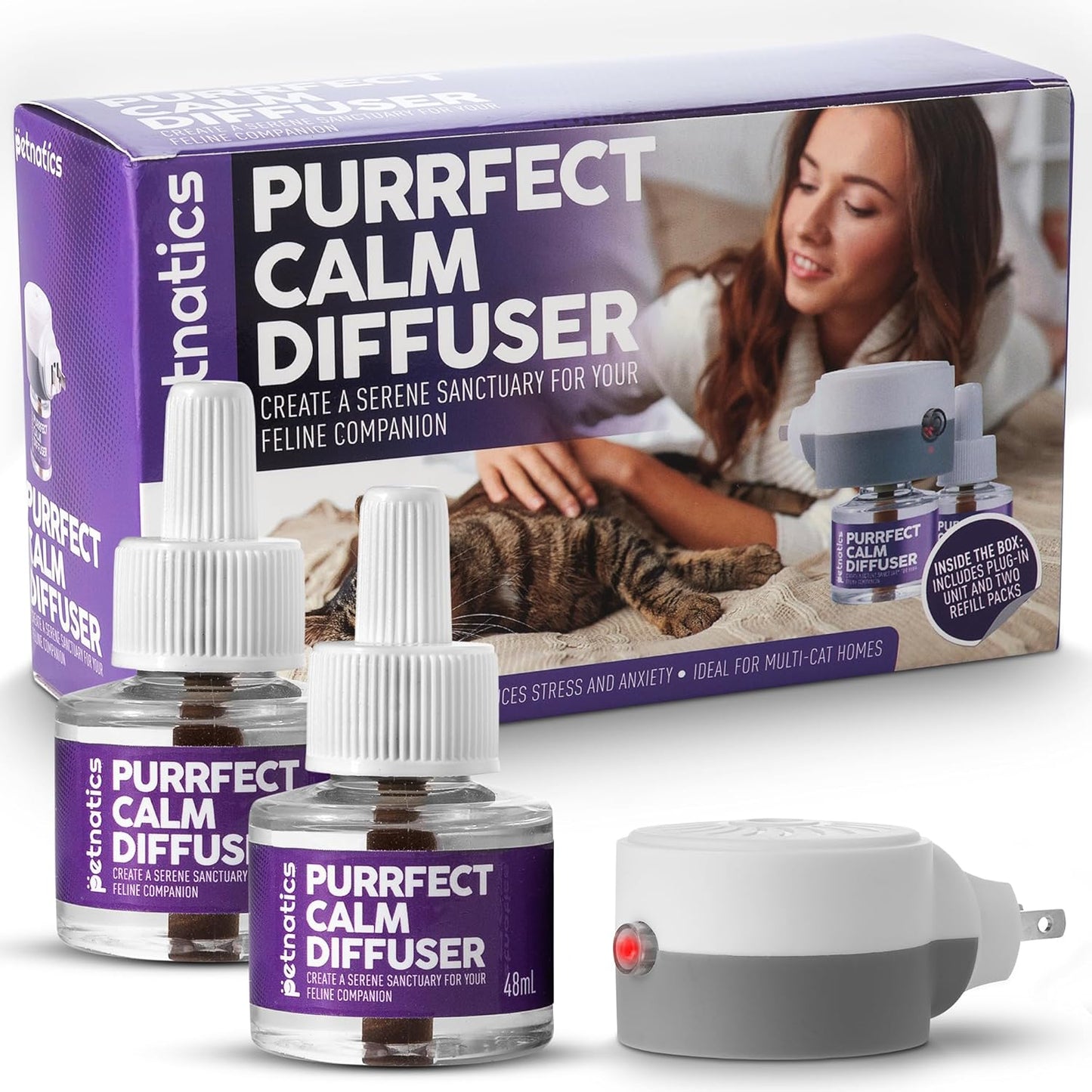 Purrfect Calming Diffuser Kit with 2 Refills