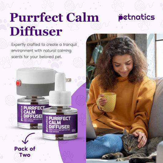 Purrfect Calming Diffuser Kit with 2 Refills
