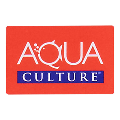 Aqua Culture logo on a red background