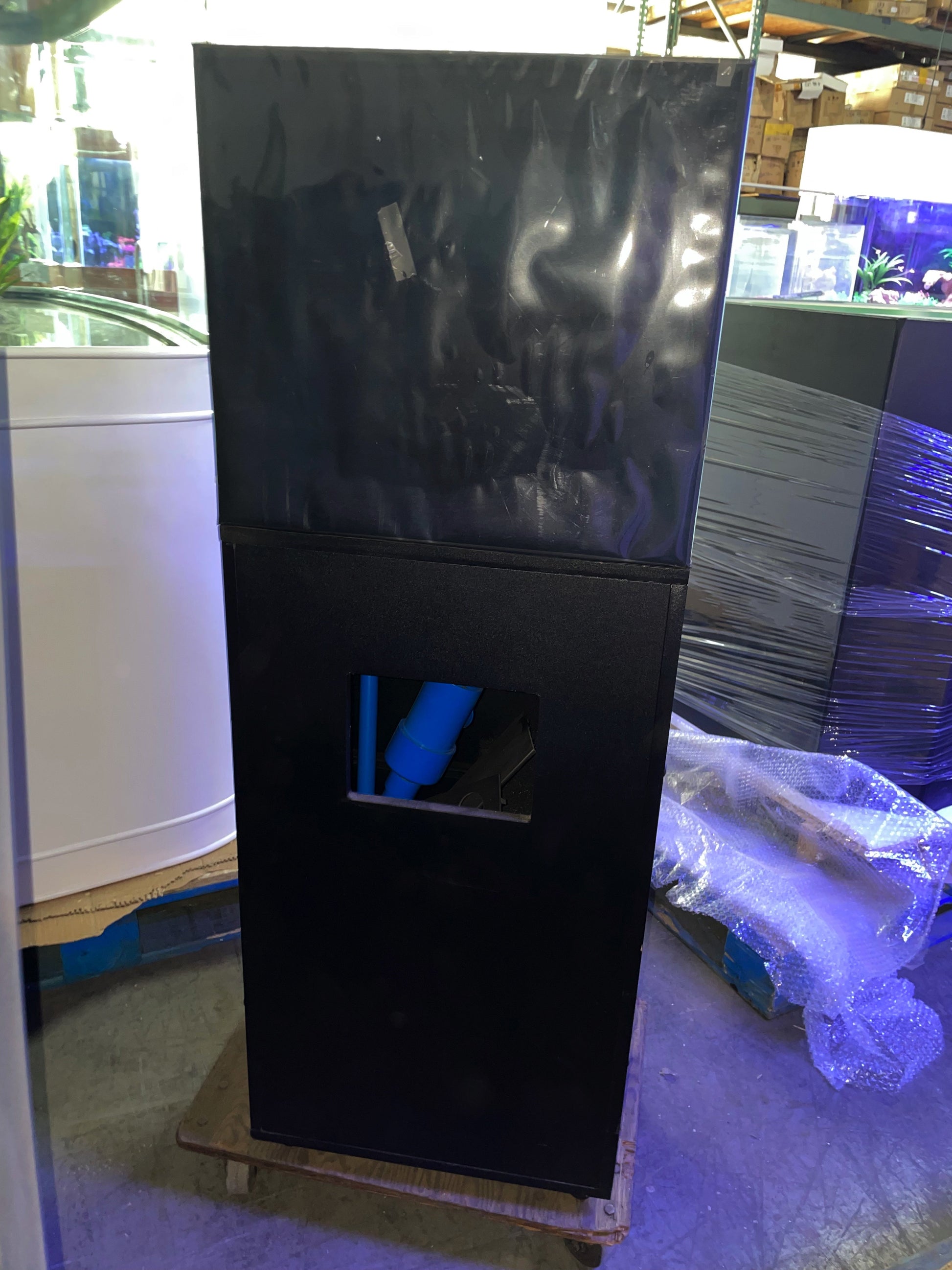 ULTRA CLEAR GLASS - 18 gallon cube fish tank aquarium full setup 